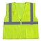 2W International Hi-Vis Economy Safety Vest M Class 2 U Back, , Zipper 4 Pockets A520C-2 M - alternate 8